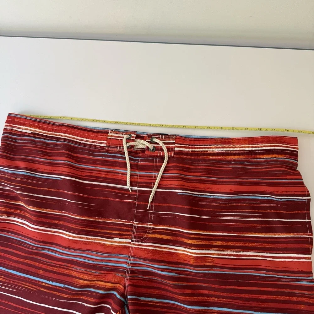 CARIBBEAN JOE Men's Sz‎ 2XL Brief NETTED Swim TRUNKS Beach Board Shorts  EUC